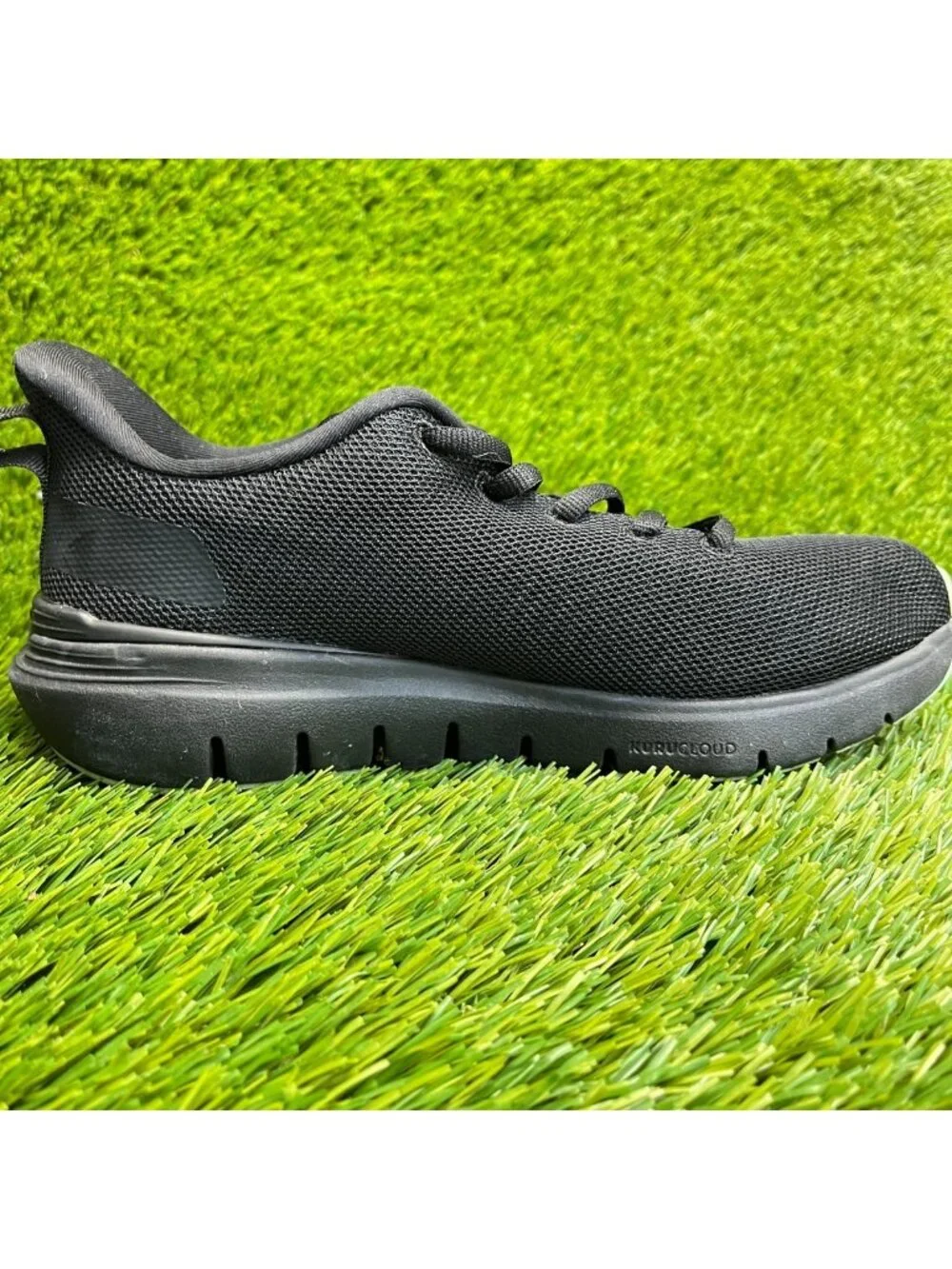 Kuru Flex Via Womens Size 6.5 Black Athletic Running Walking Shoes Sneakers